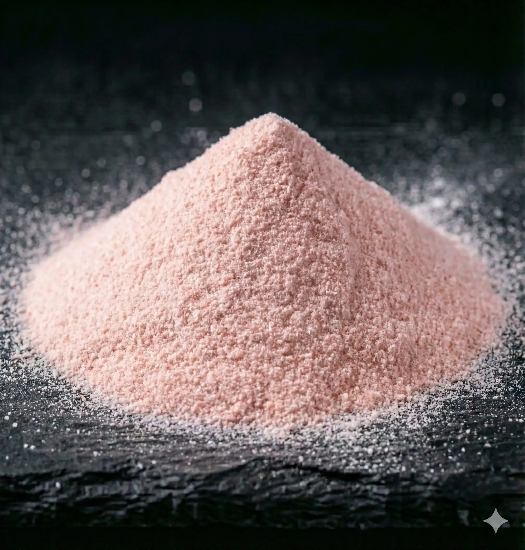 Pink super dry powder salt